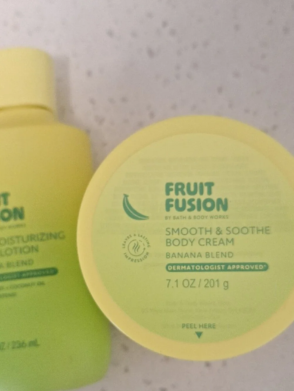Bath & Body Works Fruit Fusion Banana Blend Body Care Trio